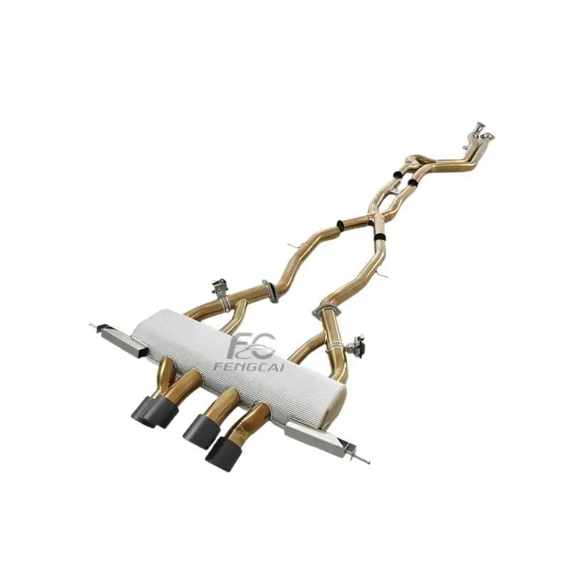 Titanium valve exhaust pipe for G80 G82 G81 M3 M4 middle exit cat back exhaust pipe muffler with controller and four tips
Titanium valve exhaust pipe for G80 G82 G81 M3 M4 middle exit cat back exhaust pipe muffler with controller and four tips
