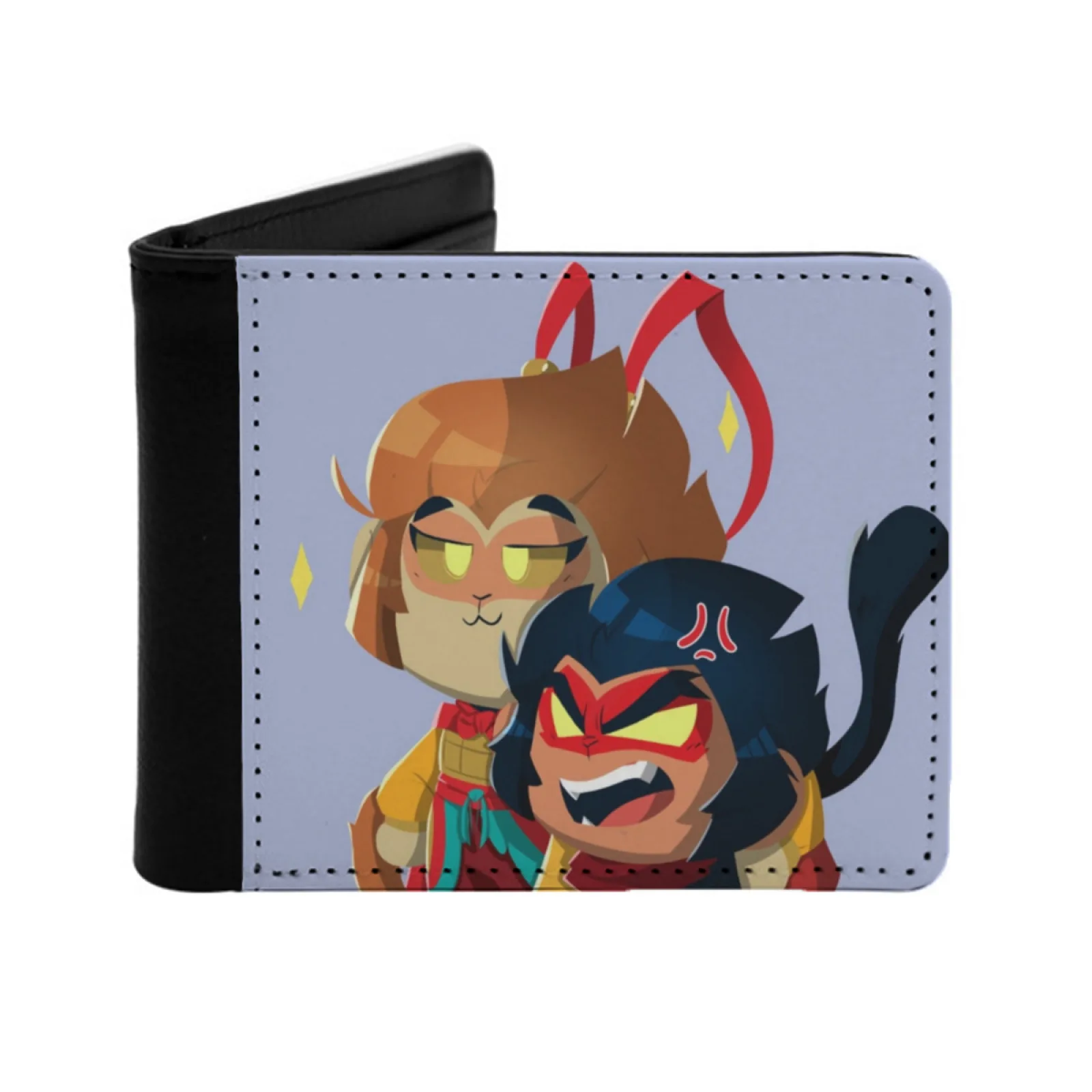 Мужские кошельки Mischievous Monkey Bros, мужской кошелек, короткий кошелек, складной двустворчатый, персонализированные кошельки Chibi Macaque Wukong Monkie Kid
Мужские кошельки Mischievous Monkey Bros, мужской кошелек, короткий кошелек, складной двустворчатый, персонализированные кошельки Chibi Macaque Wukong Monkie Kid