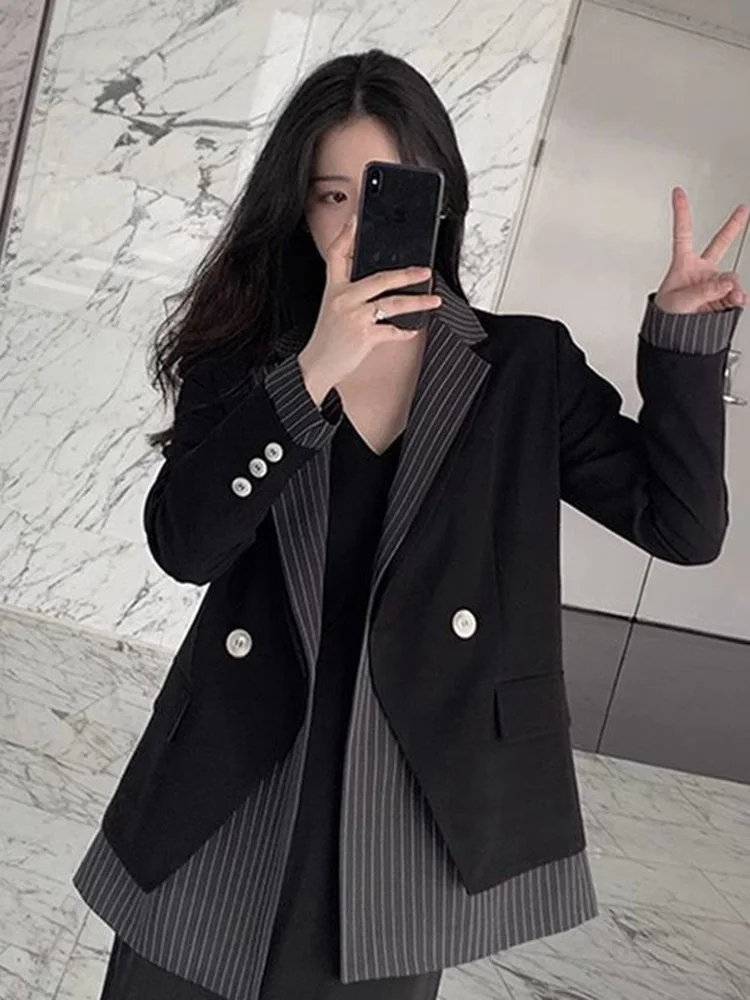 plus Size Women's Casual Pure Color Small Suit Jaet Loose Fit Spring Autumn Street Sle Long Sve Button up Top
plus Size Women's Casual Pure Color Small Suit Jaet Loose Fit Spring Autumn Street Sle Long Sve Button up Top