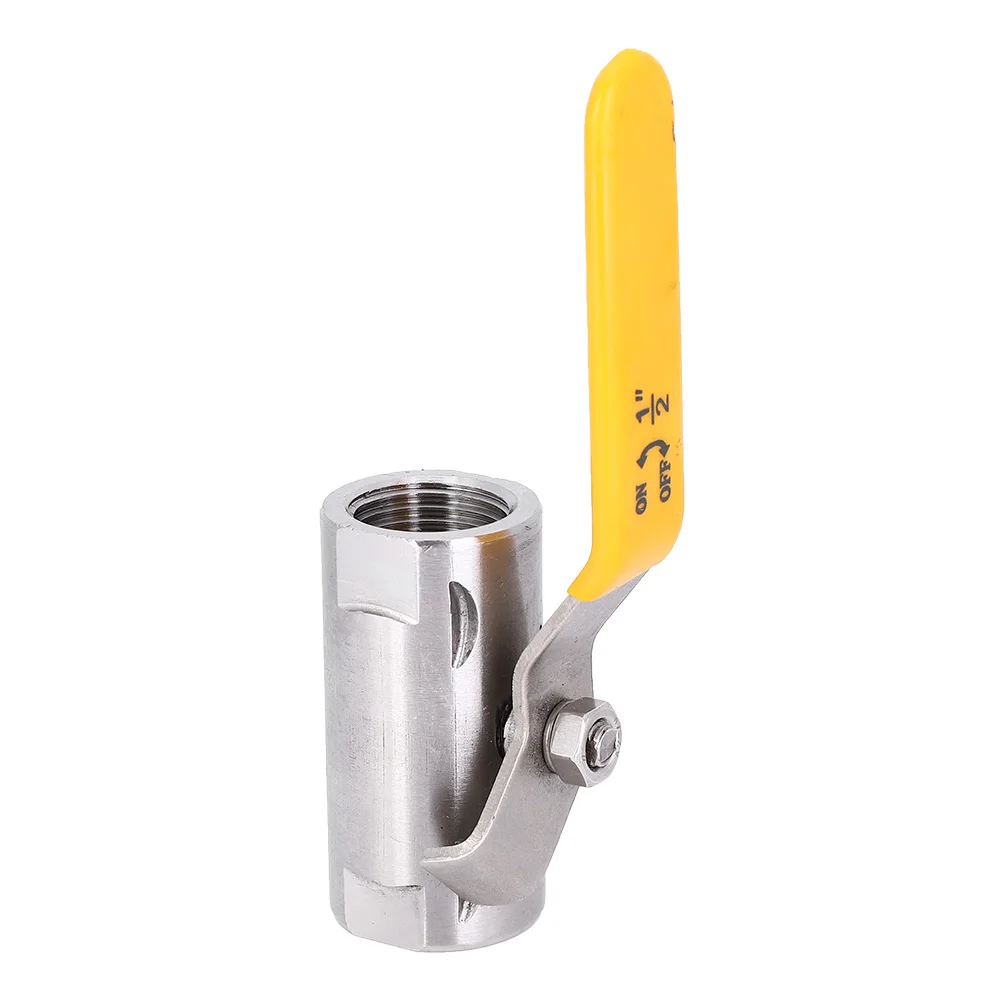 DN15 1/2-дюймовый шаровой кран из нержавеющей стали с резьбой, цельностальной резьбой, цельностальной механический клапан, промышленные аксессуары
DN15 1/2-дюймовый шаровой кран из нержавеющей стали с резьбой, цельностальной резьбой, цельностальной механический клапан, промышленные аксессуары 