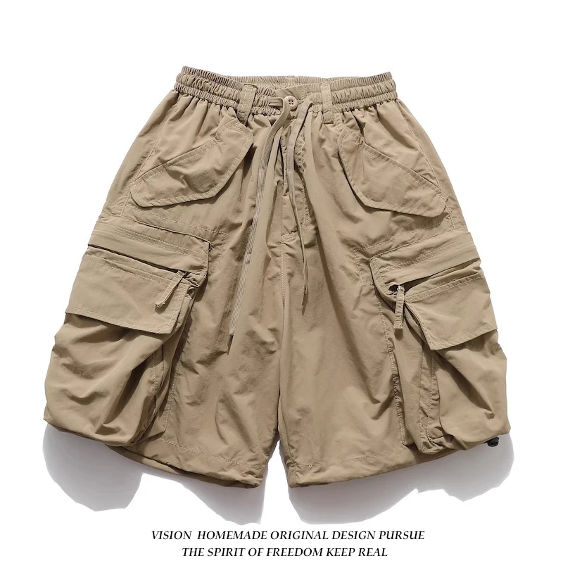 Свободные прямые шорты в американском рабочем стиле с множеством карманов, повседневные шорты, брюки-бермуды, ретро-шорты в японском стиле
Свободные прямые шорты в американском рабочем стиле с множеством карманов, повседневные шорты, брюки-бермуды, ретро-шорты в японском стиле