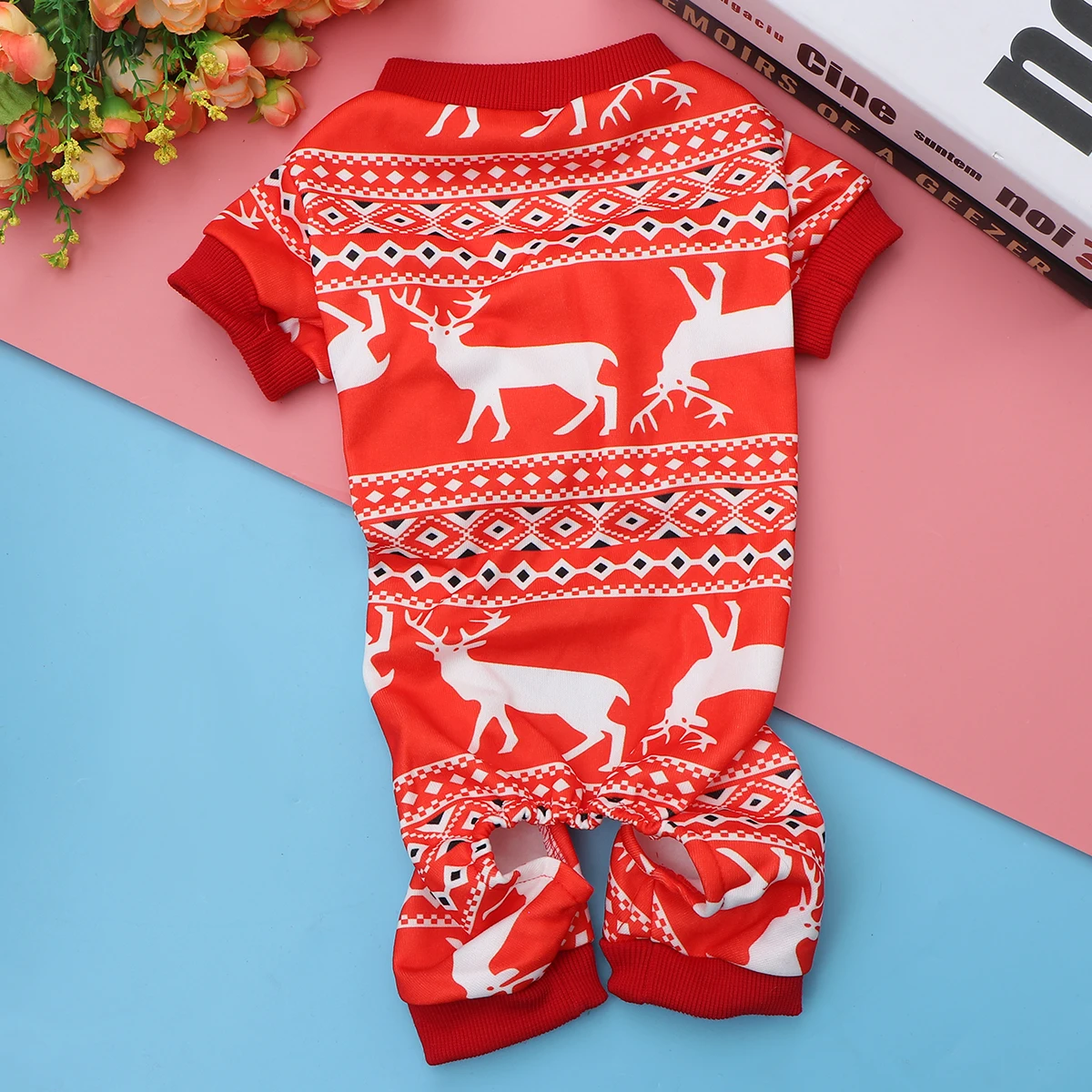 Clothes for Pets Dog Reindeer Costume Costumes Doggie Christmas Shirts Apparel Party Clothing
Clothes for Pets Dog Reindeer Costume Costumes Doggie Christmas Shirts Apparel Party Clothing