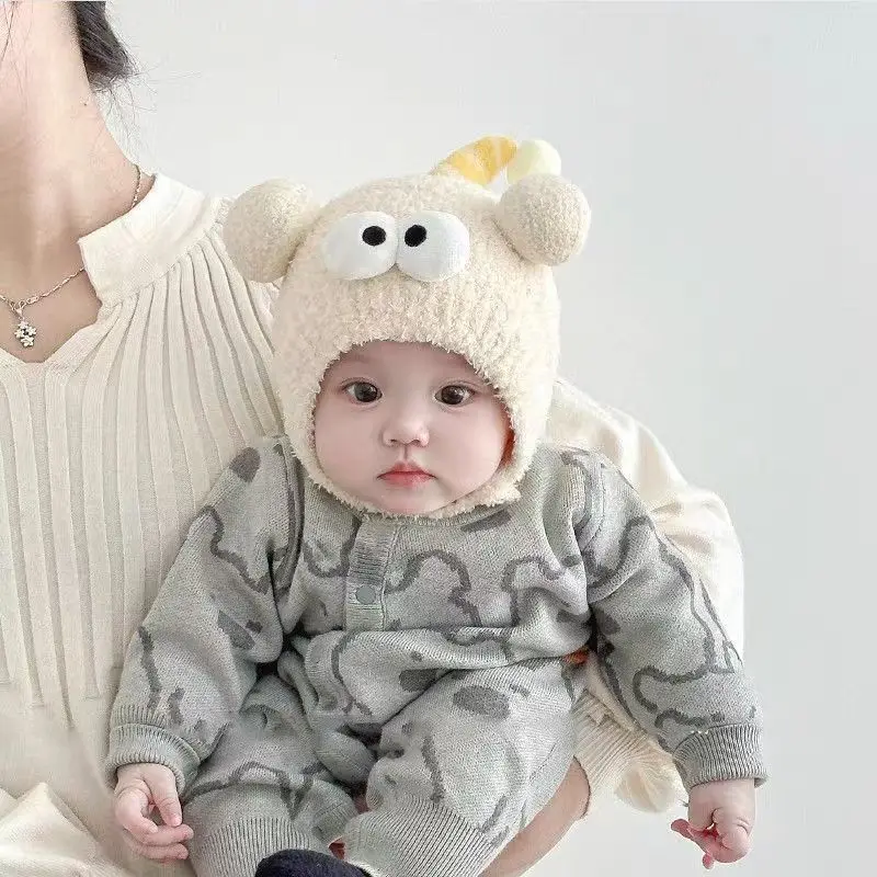 Детская зимняя шапка на осень-зиму, супер милая мультяшная шапка с шариком, теплая шерстяная шапка для маленьких мальчиков с наушниками, зимняя теплая шапка Miniso
Детская зимняя шапка на осень-зиму, супер милая мультяшная шапка с шариком, теплая шерстяная шапка для маленьких мальчиков с наушниками, зимняя теплая шапка Miniso