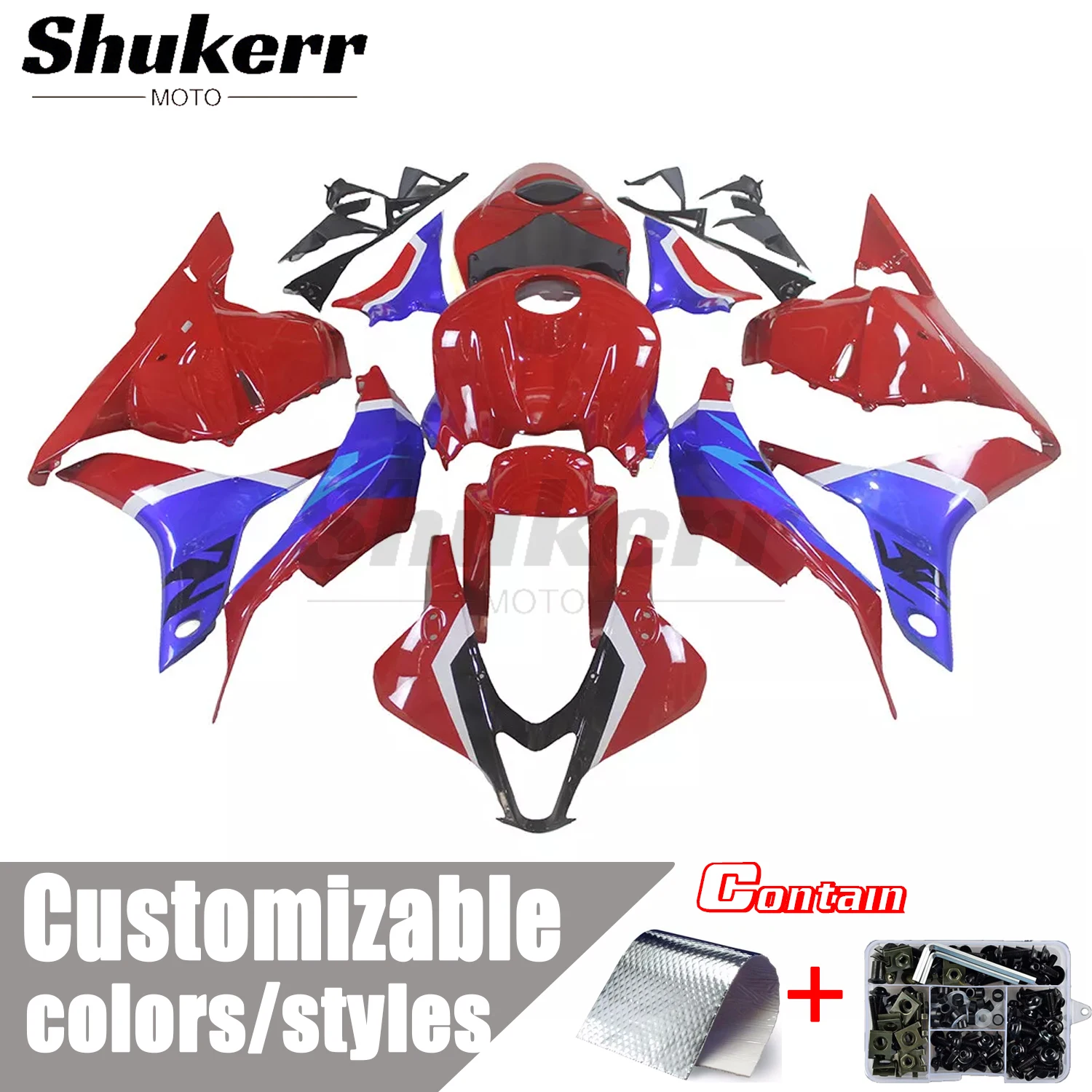 New Abs Motorcycle Plastics Fairing Kit Injection Mold Bodywork Panel Kit Fit for Honda Cbr600Rr F5 2009 2010 2011 2012 Red Blue
New Abs Motorcycle Plastics Fairing Kit Injection Mold Bodywork Panel Kit Fit for Honda Cbr600Rr F5 2009 2010 2011 2012 Red Blue