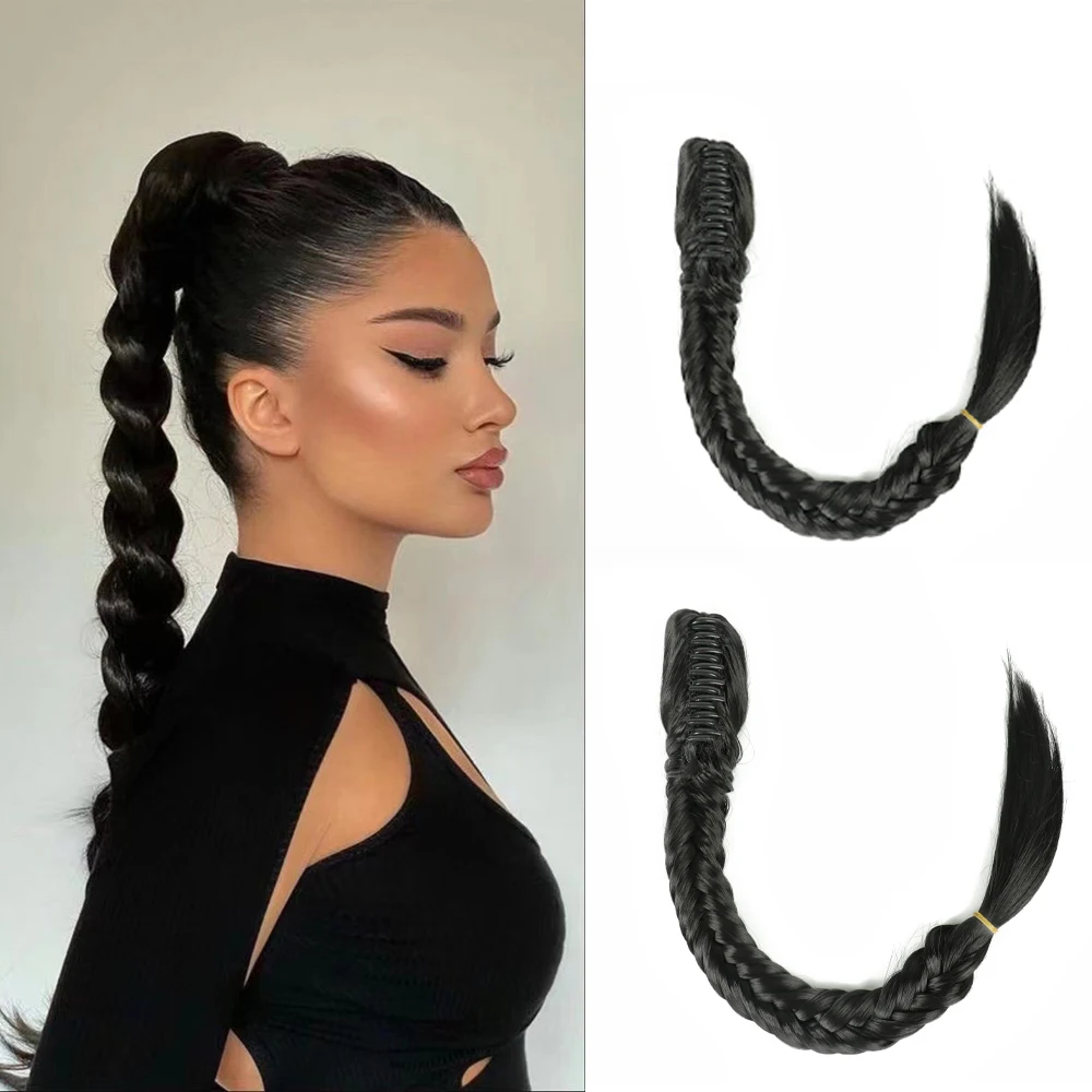 Synthetic Long Fishtail Braid Hair Tail Lantern Bubble Claw On Ponytail Clip In Hair Extensions Hairpiece For Women
Synthetic Long Fishtail Braid Hair Tail Lantern Bubble Claw On Ponytail Clip In Hair Extensions Hairpiece For Women