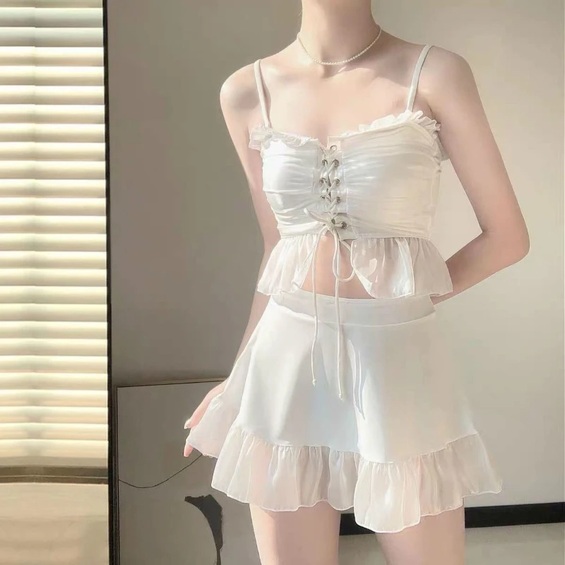 Conservative Women Swimsuit 2026 New Two Piece Bathing Suit Korean Fairy Tummy Control Slimming Student Hot Spring
Conservative Women Swimsuit 2026 New Two Piece Bathing Suit Korean Fairy Tummy Control Slimming Student Hot Spring