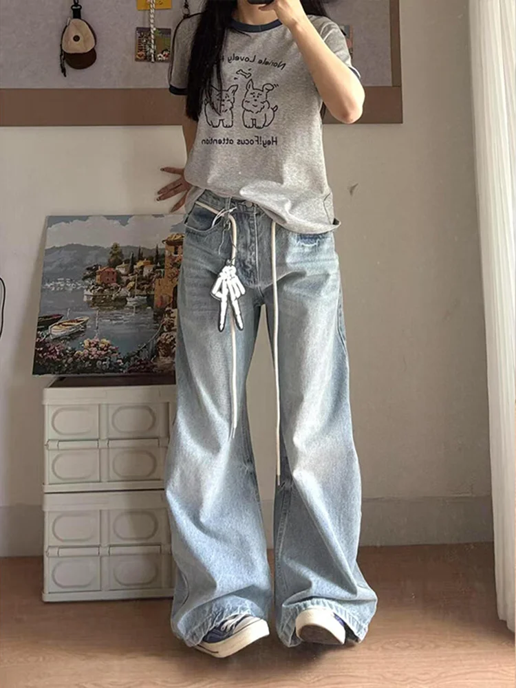 Американские уличные джинсы с высокой талией и широкими штанинами для мужчин и женщин, прямые джинсы с ножом, повседневные модные джинсы
Американские уличные джинсы с высокой талией и широкими штанинами для мужчин и женщин, прямые джинсы с ножом, повседневные модные джинсы