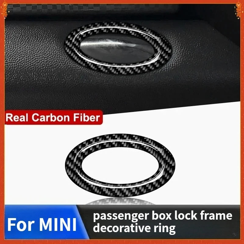 For MINI ONE Cooper S R56 R57 R58 R59 Real Dry Carbon Fiber 07-15 Passenger Storage Box Switch Button Decorative Ring Interior
For MINI ONE Cooper S R56 R57 R58 R59 Real Dry Carbon Fiber 07-15 Passenger Storage Box Switch Button Decorative Ring Interior
