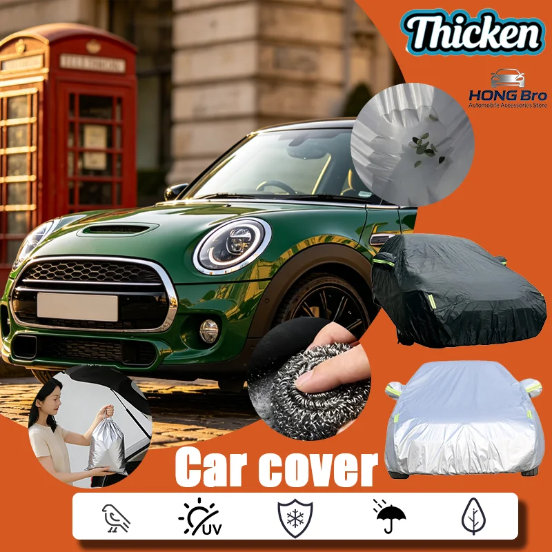 For Mini Cooper/Cooper S 2002-2021 Car Cover Waterproof, Sun Rain Snow UV Dust Protection, Auto Cover
For Mini Cooper/Cooper S 2002-2021 Car Cover Waterproof, Sun Rain Snow UV Dust Protection, Auto Cover