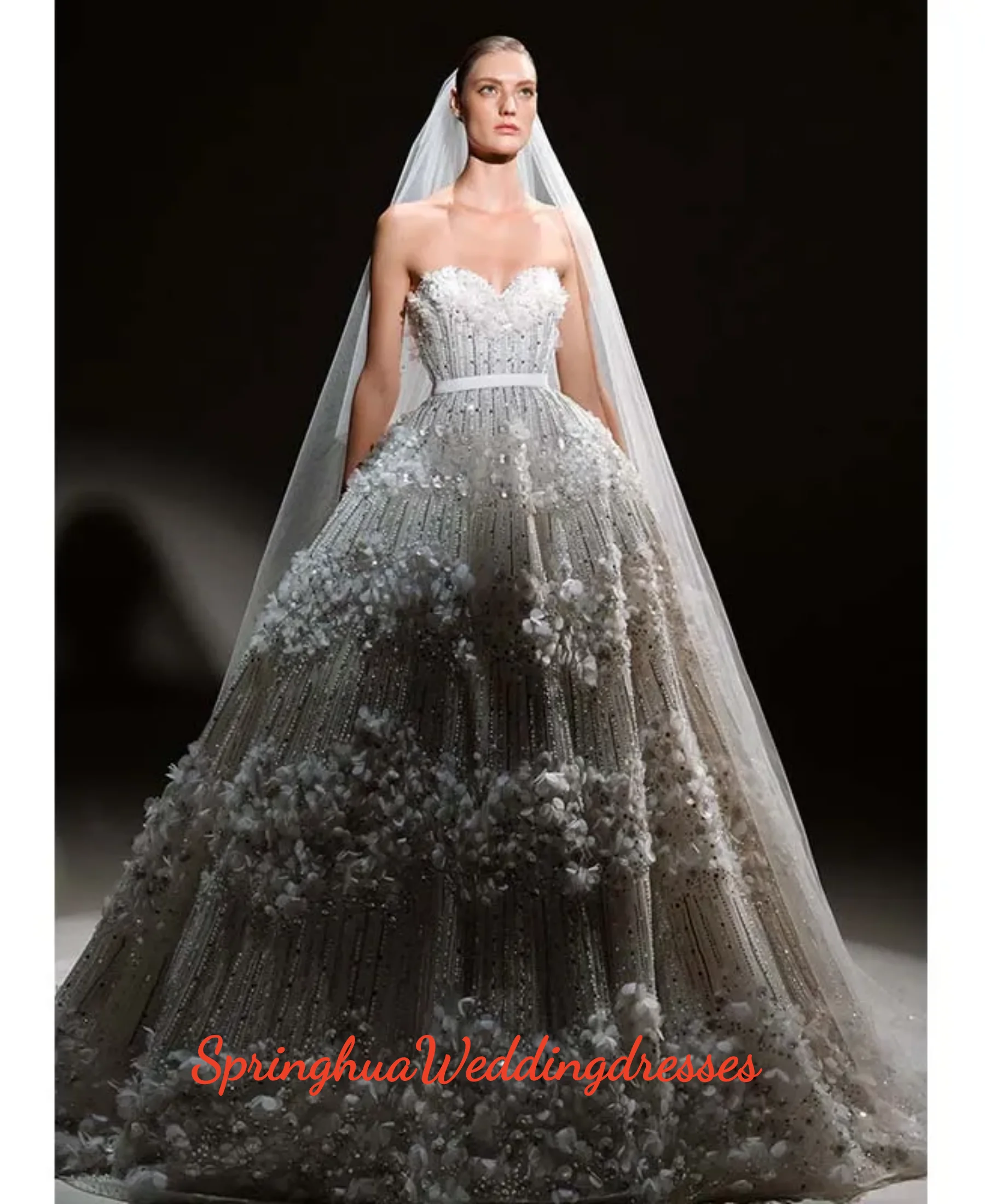 Customized Sweetheart Flowers Beaded Crystal Luxury Ball Gown vestidos de novia فساتين سهرة wedding dresses
Customized Sweetheart Flowers Beaded Crystal Luxury Ball Gown vestidos de novia فساتين سهرة wedding dresses
