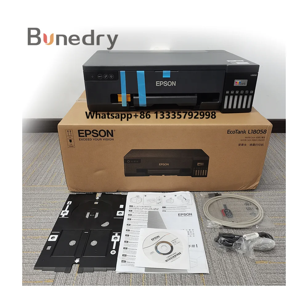 L1800 Upgrade L18058 New Market Original A3+ Ink Bin 6-color Photo Document Wireless Cloud Printer
L1800 Upgrade L18058 New Market Original A3+ Ink Bin 6-color Photo Document Wireless Cloud Printer