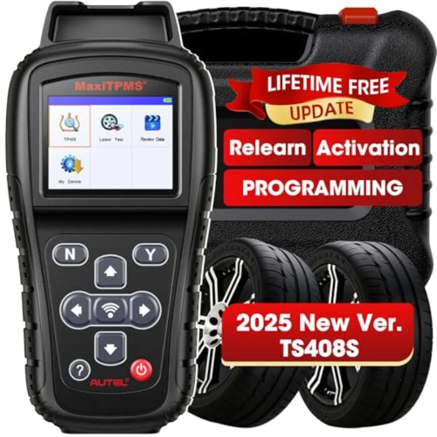 2025 OBD Programming Scanner with Universal 315MHz and 433MHz Sensor Compatibility for TPMS Relearn Reset Diagnose Read and Cle
2025 OBD Programming Scanner with Universal 315MHz and 433MHz Sensor Compatibility for TPMS Relearn Reset Diagnose Read and Cle