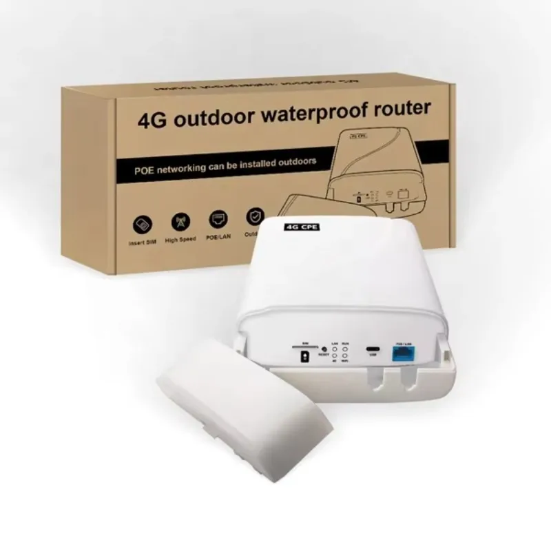 4G Outdoor Waterproof Router 4G CPE GA100 POE Networking Supports 32 Person Connection POE/LAN Outdoor Wifi Router
4G Outdoor Waterproof Router 4G CPE GA100 POE Networking Supports 32 Person Connection POE/LAN Outdoor Wifi Router
