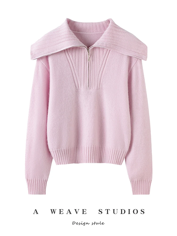 ADDONEE Women's 100% Cashmere Sweater Turn Down Collar Zipper Thick Pullover Coat Autumn Winter Thickness Warm Cashmere Knitwear
ADDONEE Women's 100% Cashmere Sweater Turn Down Collar Zipper Thick Pullover Coat Autumn Winter Thickness Warm Cashmere Knitwear