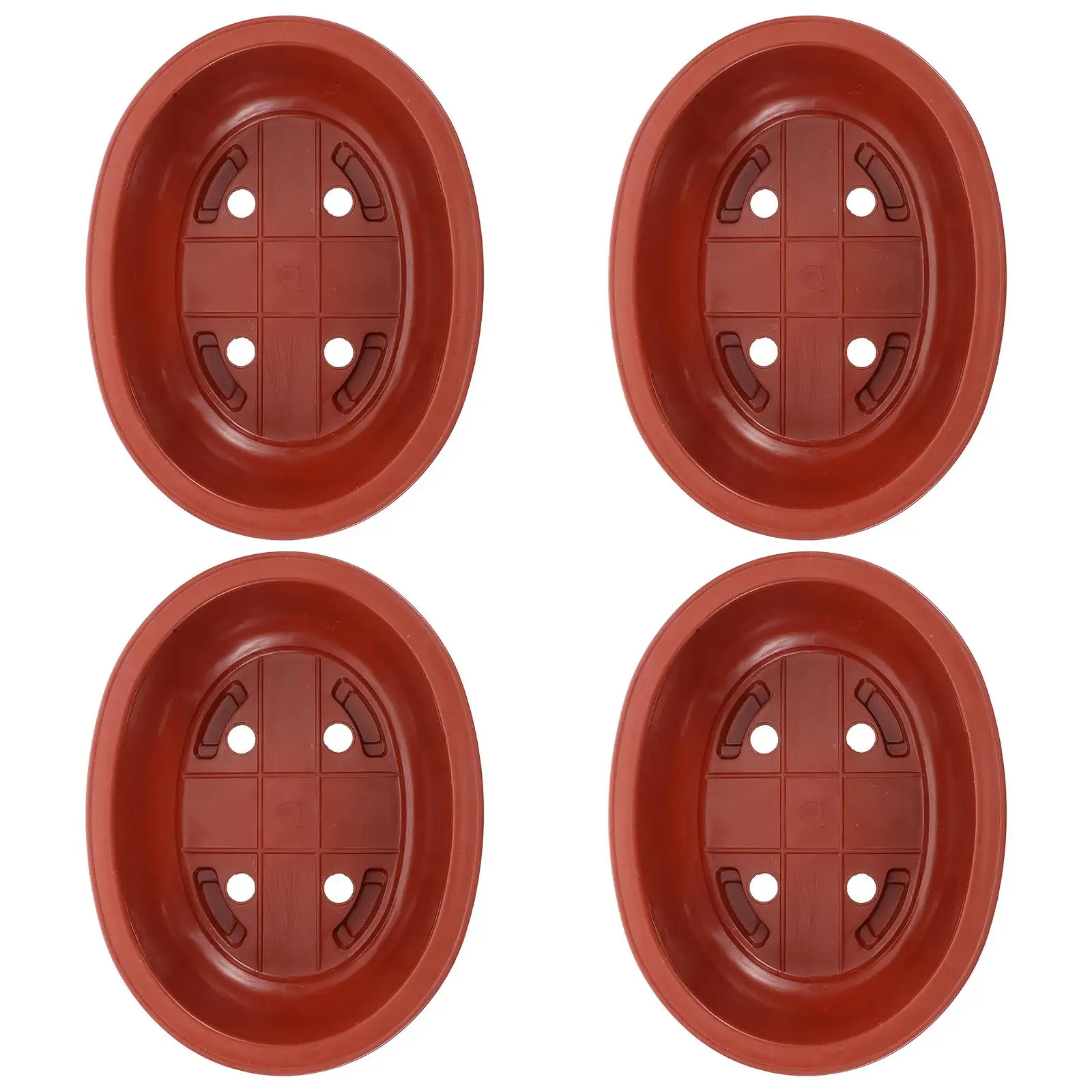 4 Pcs Bonsai Pots Thickened Flower Planting Holder Indoor Planter Boxes Tray Brown
4 Pcs Bonsai Pots Thickened Flower Planting Holder Indoor Planter Boxes Tray Brown