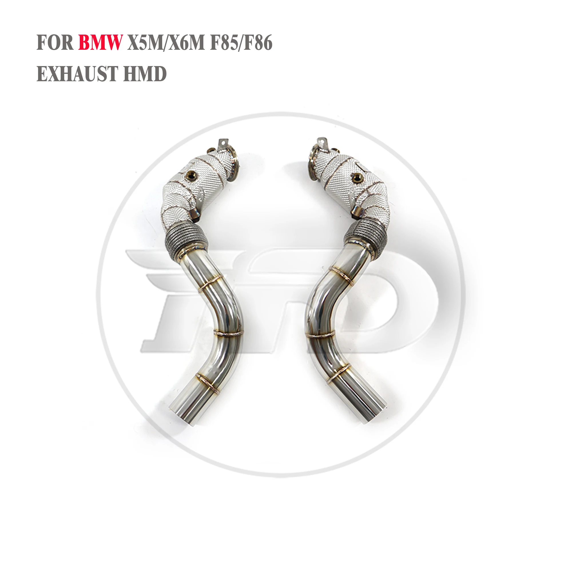 HMD Exhaust System High Flow Performance Downpipe for BMW X5M X6M F85 F86 4.4T 2015-2018 Catted Catless Pipe Without Heat Shield
HMD Exhaust System High Flow Performance Downpipe for BMW X5M X6M F85 F86 4.4T 2015-2018 Catted Catless Pipe Without Heat Shield