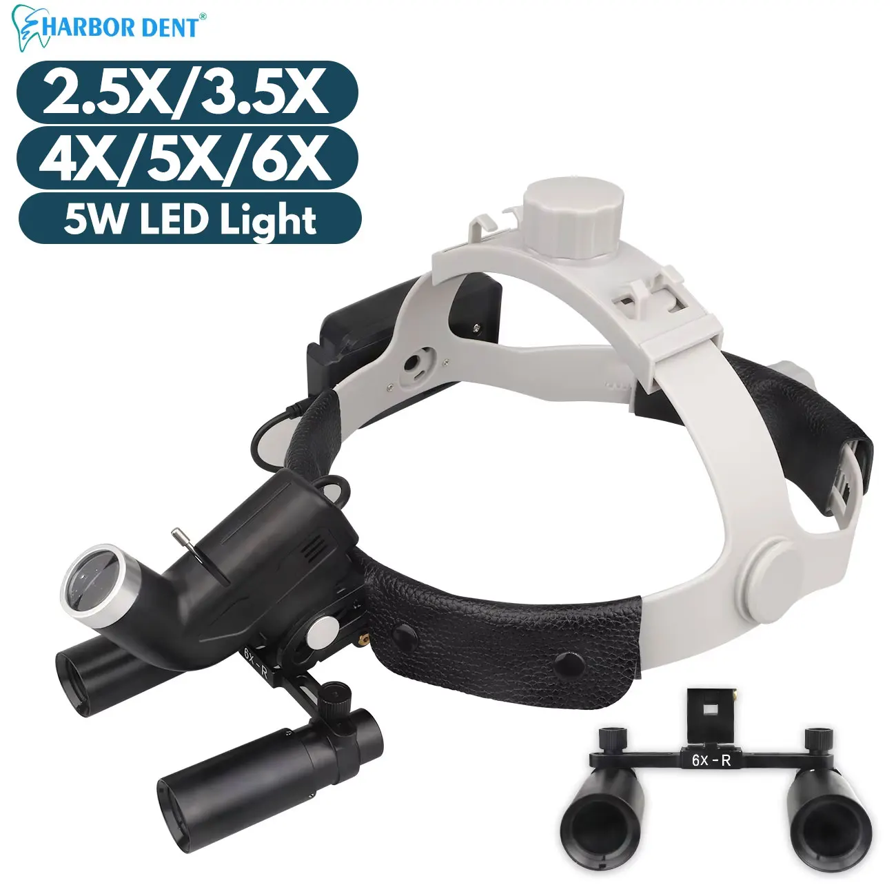 5W Headlight Wireless Surgical Magnifying Glass 2.5X 4X 5X 6X Binocular Head Magnifier High Power Dental Loupes LED Head Light
5W Headlight Wireless Surgical Magnifying Glass 2.5X 4X 5X 6X Binocular Head Magnifier High Power Dental Loupes LED Head Light