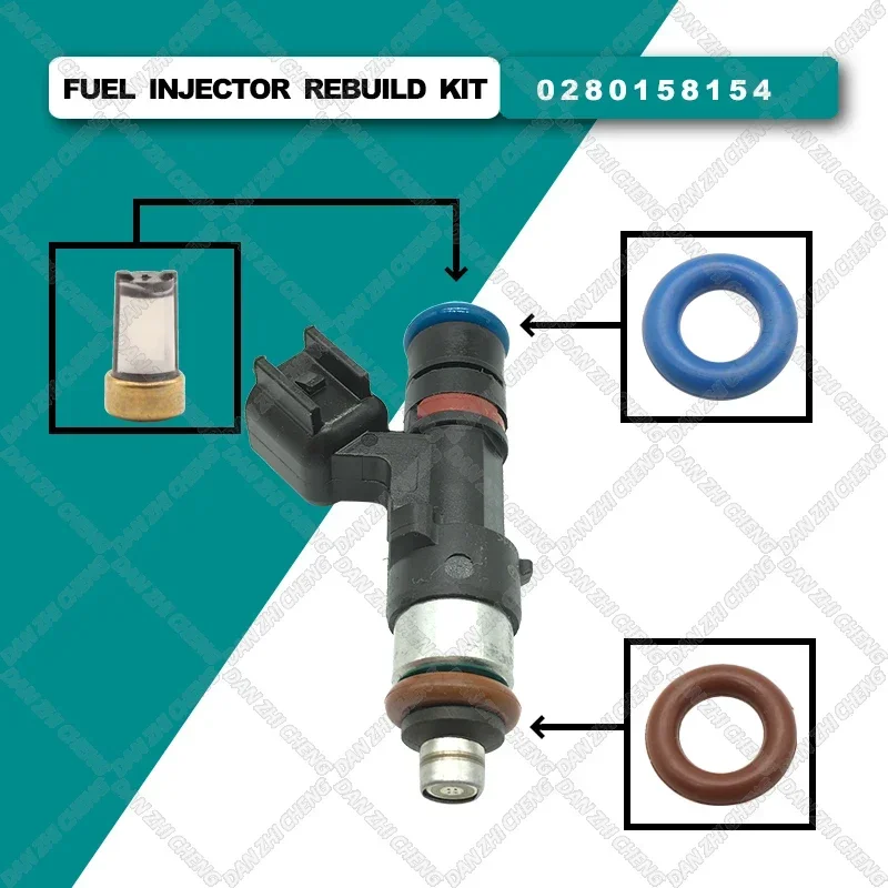 6 set Fuel Injector Service Repair Kit Filters Orings Seals Grommets for 2007-2008 GMC Acadia Saturn Outlook 3.6L V6 0280158154
6 set Fuel Injector Service Repair Kit Filters Orings Seals Grommets for 2007-2008 GMC Acadia Saturn Outlook 3.6L V6 0280158154