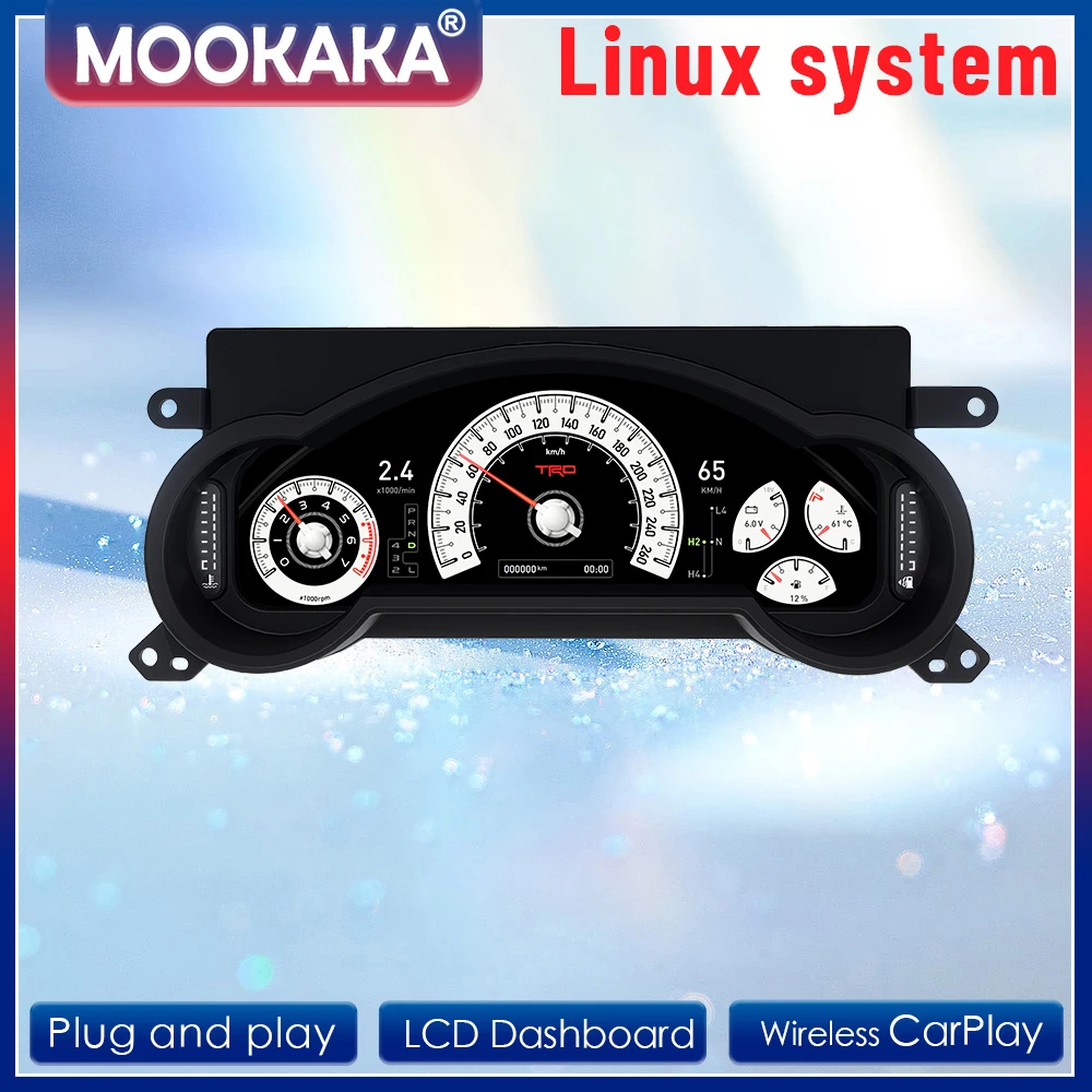 Car Digital Dashboard For Toyota FJ Cruiser 2008-2023 Virtual Cockpit Instrument Cluster Panel LCD Speedometer Head Unit Gauge
Car Digital Dashboard For Toyota FJ Cruiser 2008-2023 Virtual Cockpit Instrument Cluster Panel LCD Speedometer Head Unit Gauge
