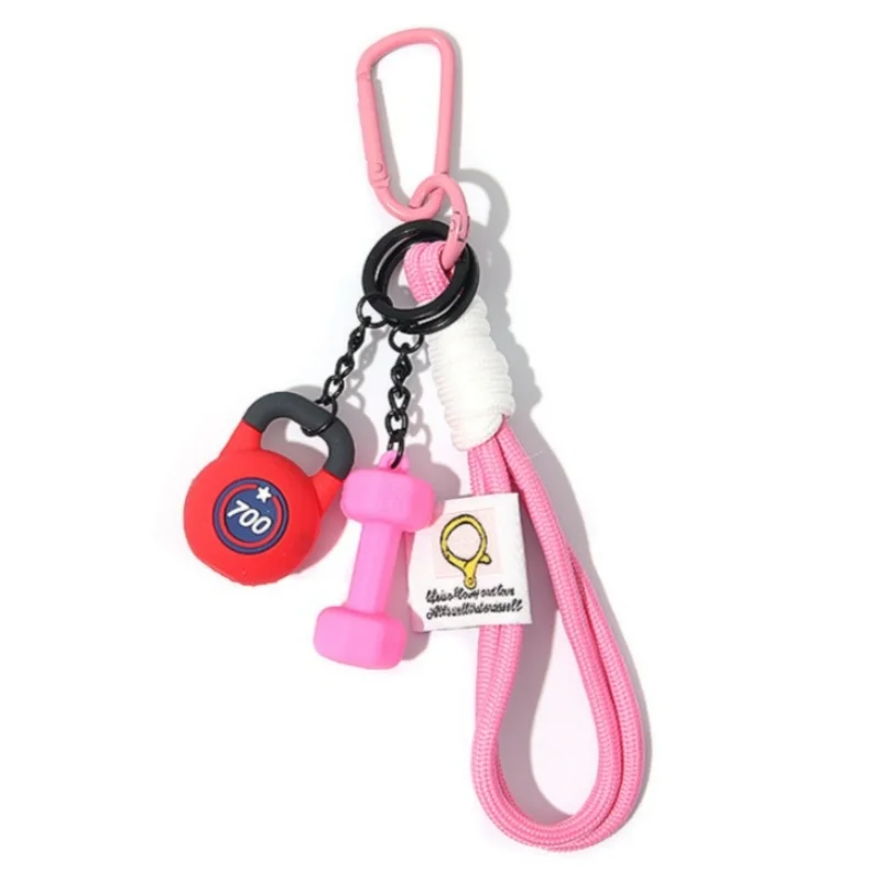 New DIY Dumbbell Keychain Set Silicone Gym Keychain Motivational Gym Accessories Fitness Gifts for Boyfriend Girlfriend
New DIY Dumbbell Keychain Set Silicone Gym Keychain Motivational Gym Accessories Fitness Gifts for Boyfriend Girlfriend