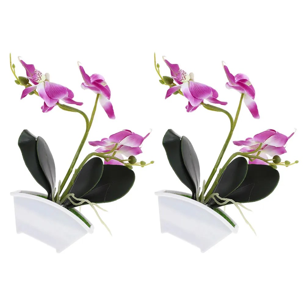 2Pcs White Simulation Phalaenopsis Artificial Flowers in Pot Lifelike Bonsai for Decor Photography Silk Arrangement Fake
2Pcs White Simulation Phalaenopsis Artificial Flowers in Pot Lifelike Bonsai for Decor Photography Silk Arrangement Fake