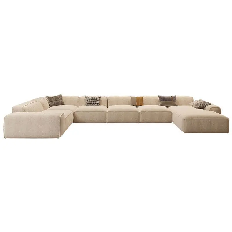 Leather sofa large combination U-shaped matte cloth corner large apartment large living room home silent wind leather art sofa
Leather sofa large combination U-shaped matte cloth corner large apartment large living room home silent wind leather art sofa