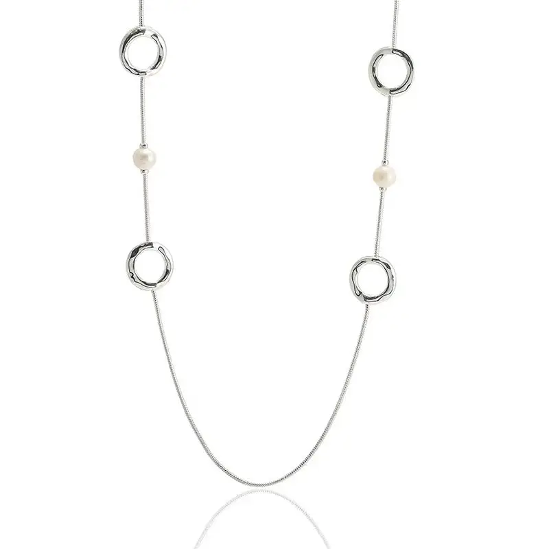 Kaseakia Minimally Pearl Women's Chain Vintage Long Necklace, Sweater Chain Jewelry Accessories
Kaseakia Minimally Pearl Women's Chain Vintage Long Necklace, Sweater Chain Jewelry Accessories