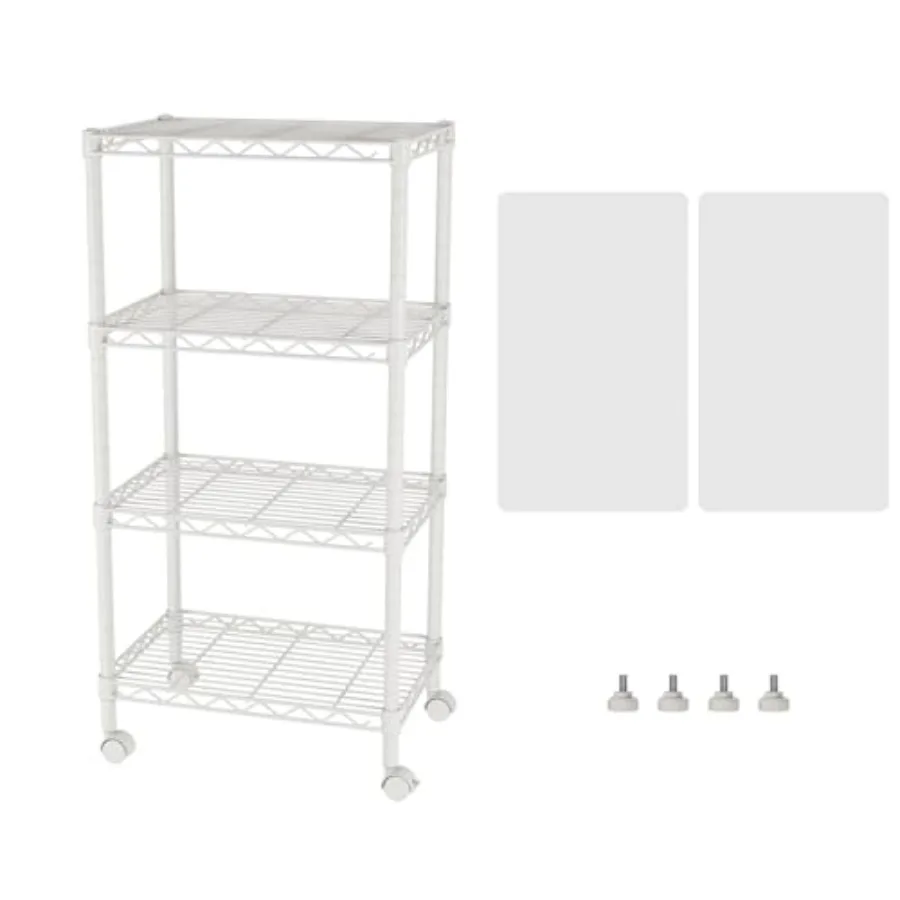 4 Small Shelves Storage Shelf Wire Shelving Unit Metal Shelf Adjustable Organizers Storage Shelving with Wheels for Bathroom La
4 Small Shelves Storage Shelf Wire Shelving Unit Metal Shelf Adjustable Organizers Storage Shelving with Wheels for Bathroom La