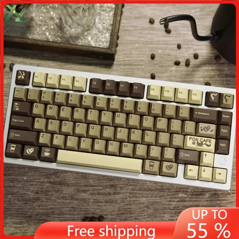 Кофейные бесшумные колпачки для клавиш Cherry Profile PBT Keycap на заказ с милым узором, дизайн, точечный колпачок для Mx Switch, комплект механической клавиатуры
Кофейные бесшумные колпачки для клавиш Cherry Profile PBT Keycap на заказ с милым узором, дизайн, точечный колпачок для Mx Switch, комплект механической клавиатуры