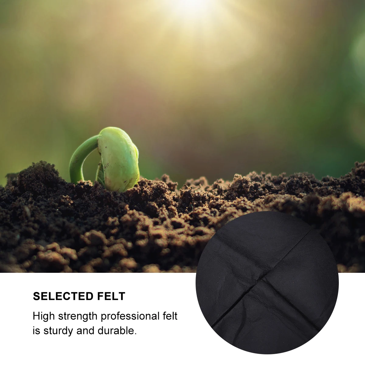 Planting Bag Flower Pot Large Capacity Nonwoven Fabric Pouch Breathable Garden Balcony Farm DIY Potato Planter Growing Bags
Planting Bag Flower Pot Large Capacity Nonwoven Fabric Pouch Breathable Garden Balcony Farm DIY Potato Planter Growing Bags