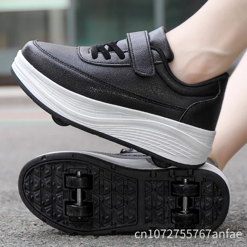 Roller Skate Shoes High quality Kids Four Wheels Sneakers Fashion Children Outdoor Breatheable Sports Shoes Boys Girls Gifts
Roller Skate Shoes High quality Kids Four Wheels Sneakers Fashion Children Outdoor Breatheable Sports Shoes Boys Girls Gifts