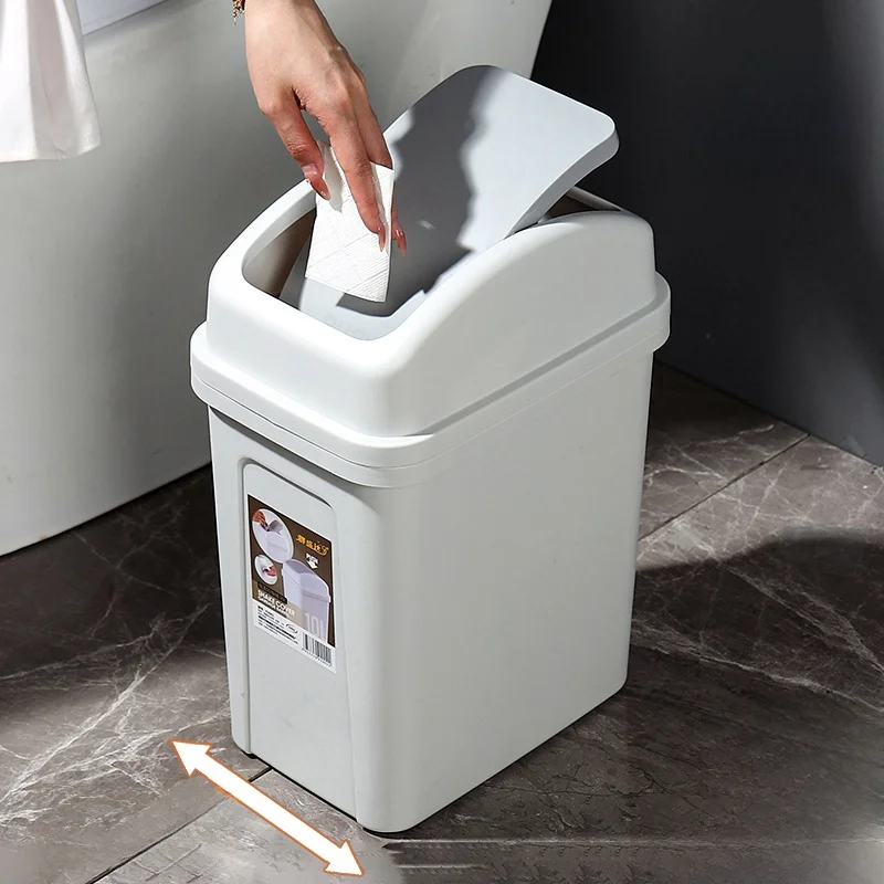 Swing Top Narrow Style Trash Can Toilet Bathroom Waste Bin Large Capacity Compact Size Paper Basket Home Household Cleaning Tool
Swing Top Narrow Style Trash Can Toilet Bathroom Waste Bin Large Capacity Compact Size Paper Basket Home Household Cleaning Tool