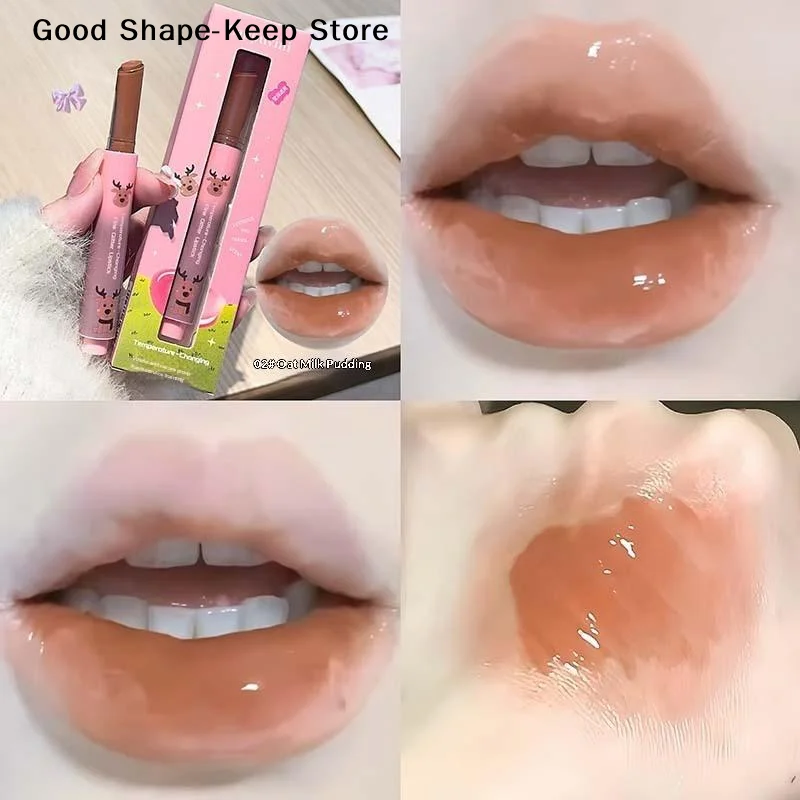 Cappuvini Shimmer Lip Jelly Pen Moisturizing Long-Lasting Solid Lip Gloss Mirror Finish Water Light Non-Fading Lipstick
Cappuvini Shimmer Lip Jelly Pen Moisturizing Long-Lasting Solid Lip Gloss Mirror Finish Water Light Non-Fading Lipstick