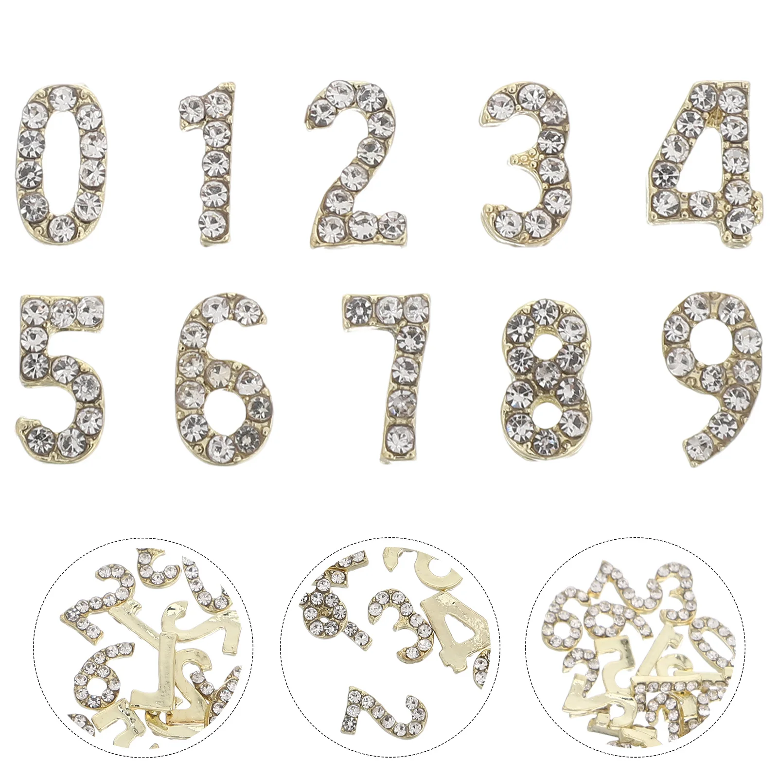 100Pcs Nail Art Charms Rhinestone Number Decorations Unique Flatback Nail Jewels Accessories for Parties Weddings
100Pcs Nail Art Charms Rhinestone Number Decorations Unique Flatback Nail Jewels Accessories for Parties Weddings