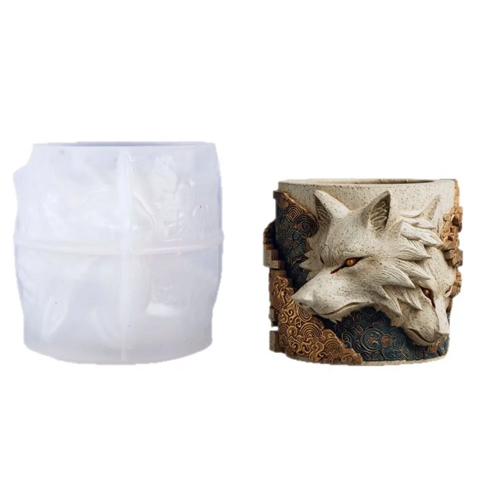 Two Wolves Candle Cup Silicone Mold DIY Handmade Concrete Plaster Candle Jar Flowerpot Epoxy Resin Molds Home Décor
Two Wolves Candle Cup Silicone Mold DIY Handmade Concrete Plaster Candle Jar Flowerpot Epoxy Resin Molds Home Décor