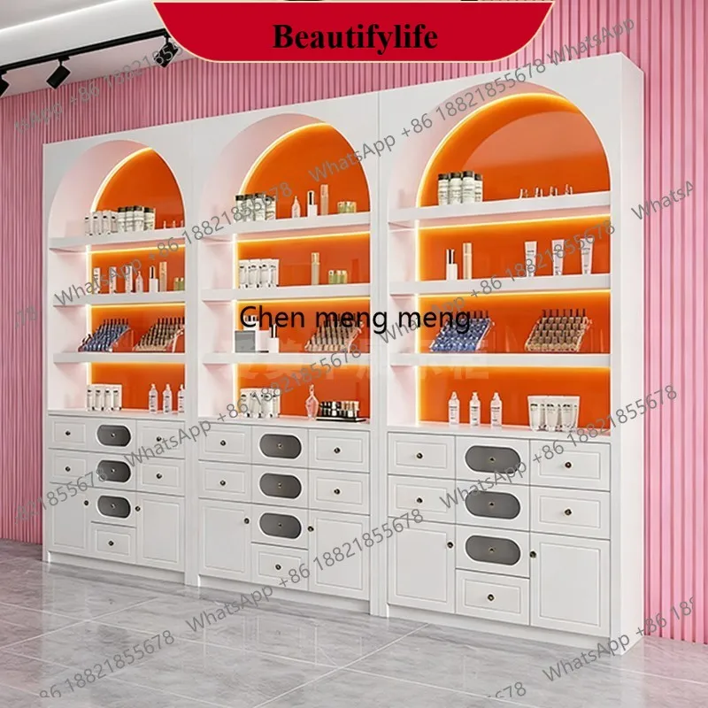 F185 Nordic Minimalist Cosmetics Display Cabinet Beauty Salon Skin Care Products Nail Polish Display Rack Commercial Furniture
F185 Nordic Minimalist Cosmetics Display Cabinet Beauty Salon Skin Care Products Nail Polish Display Rack Commercial Furniture