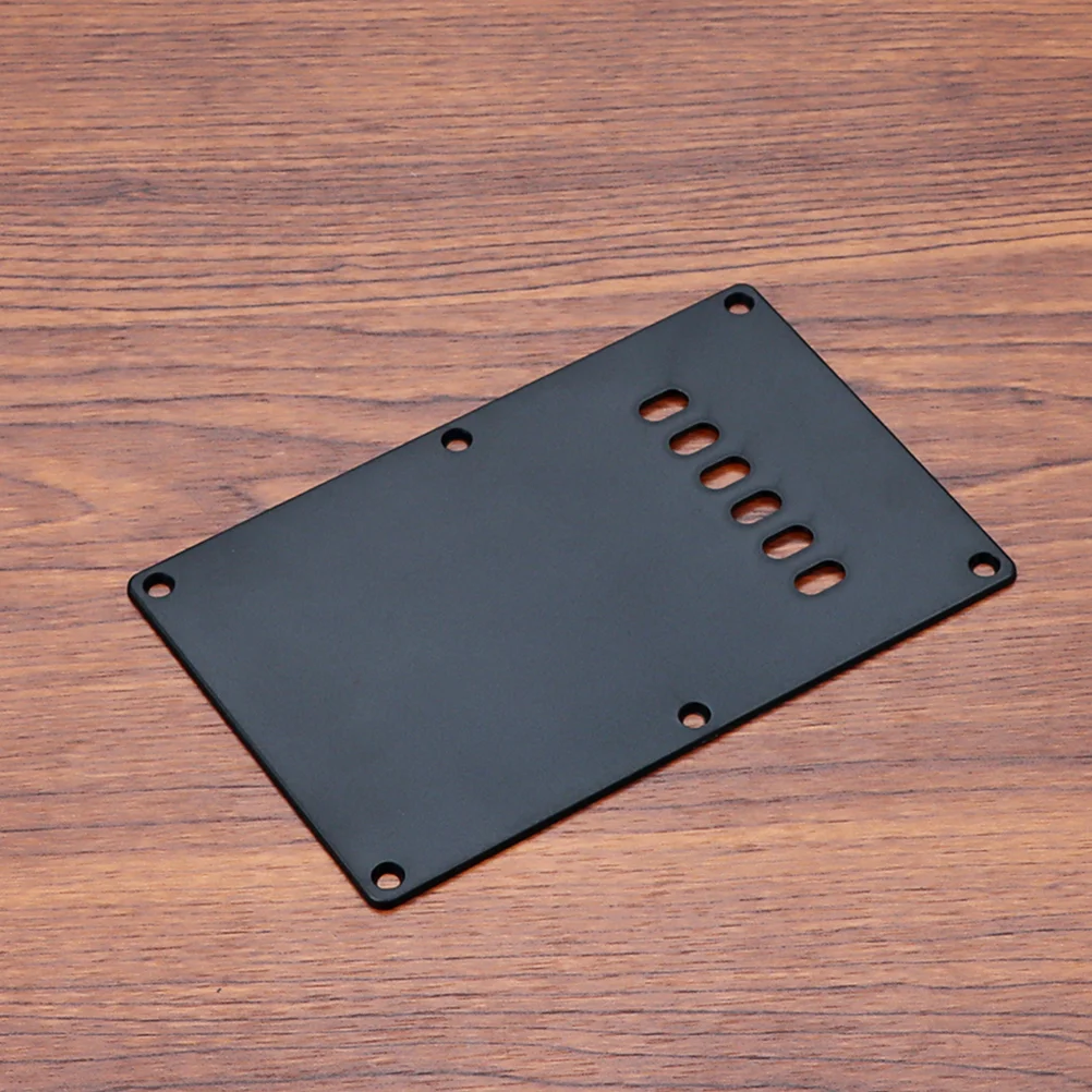 Black 6 Hole Single Layer Guitar Back Plate Electric Pickguard Protective Cover Rear Replacement Plastic Guitar Accessories
Black 6 Hole Single Layer Guitar Back Plate Electric Pickguard Protective Cover Rear Replacement Plastic Guitar Accessories