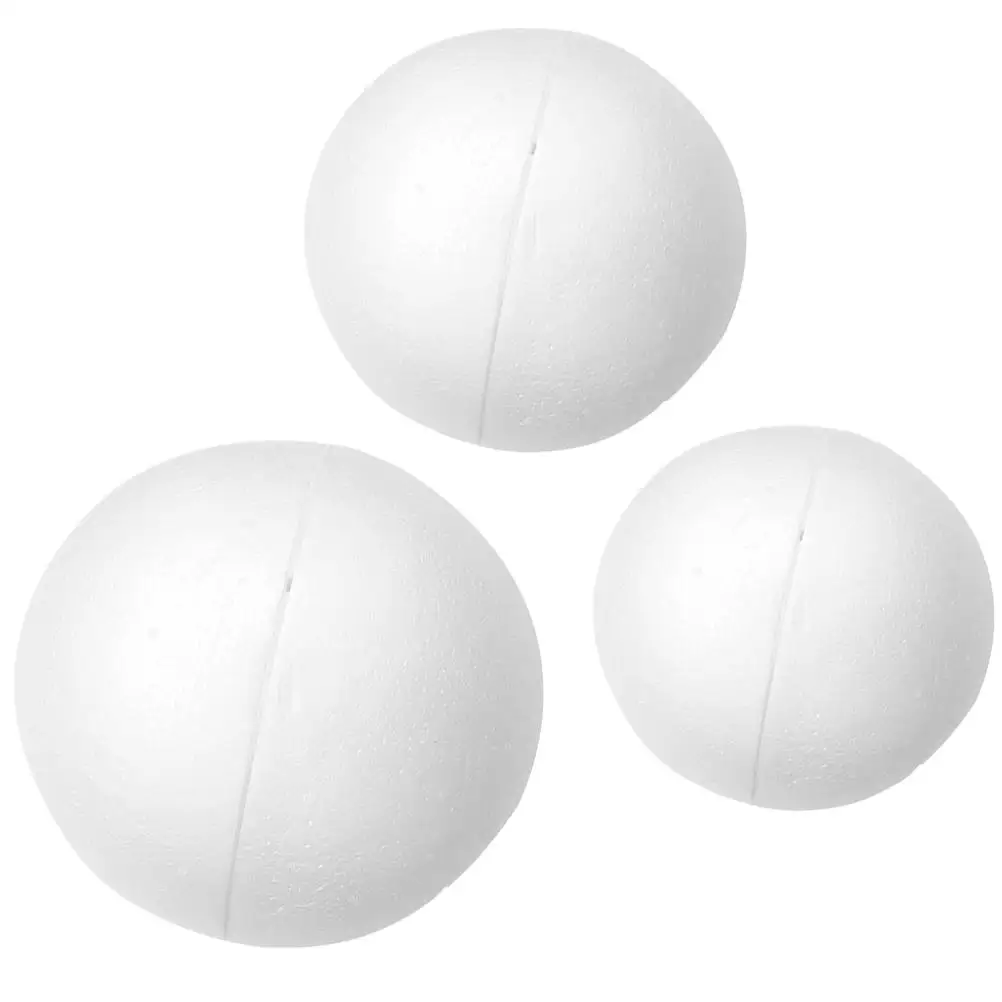 3 Pcs Modeling Foam Ball Props Baby Balls Polystyrene Large Half Big Sizes Wedding Hollow
3 Pcs Modeling Foam Ball Props Baby Balls Polystyrene Large Half Big Sizes Wedding Hollow