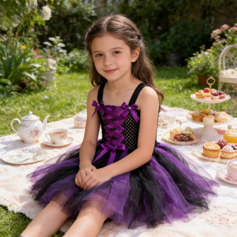 Kids Halloween Witch Dress Girls Mesh Tulle Tutu Puffy Skirt European American Cosplay Costume for Carnival Party Drop Shipping
Kids Halloween Witch Dress Girls Mesh Tulle Tutu Puffy Skirt European American Cosplay Costume for Carnival Party Drop Shipping