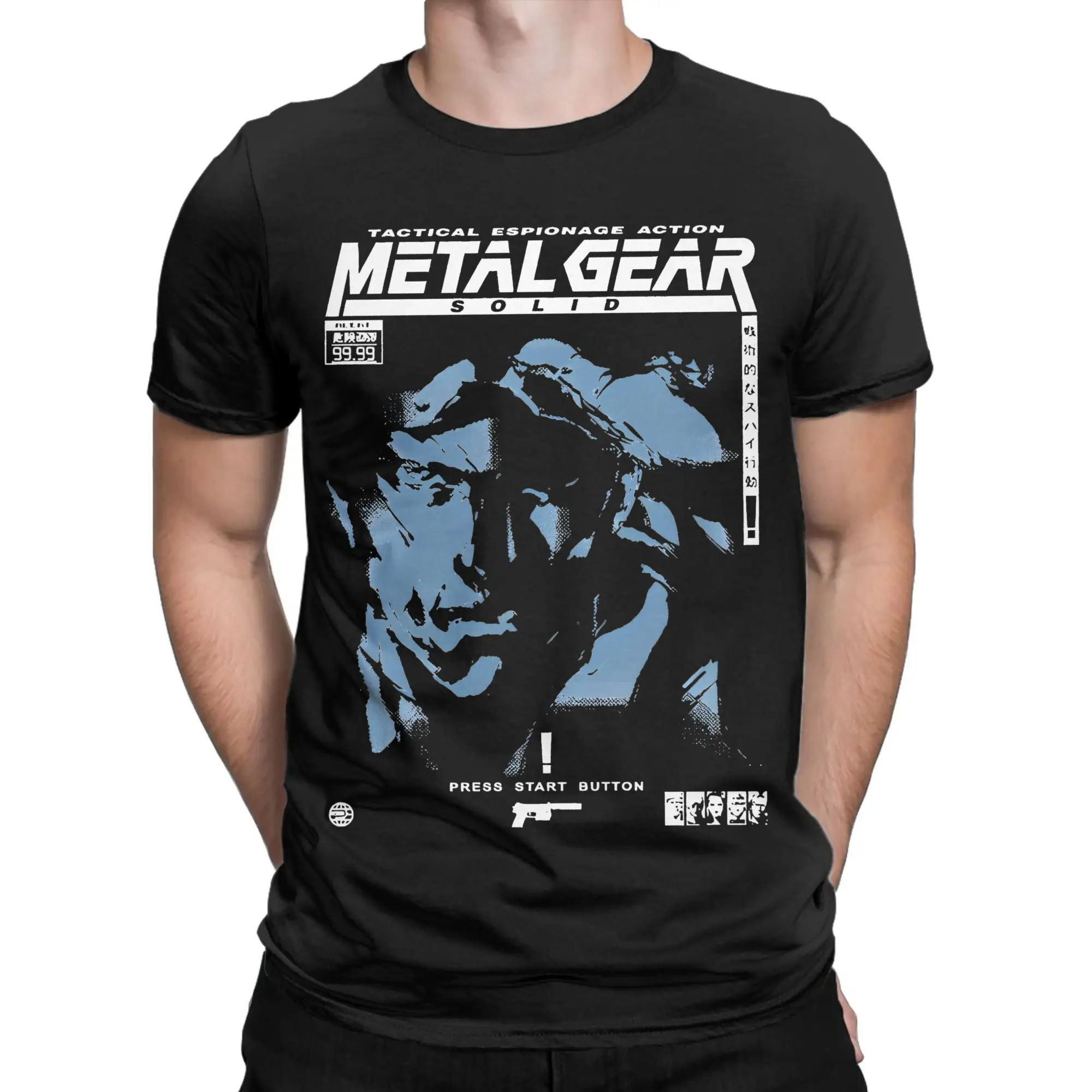 Футболка Metal Gear для мужчин и женщин, футболки с принтом, однотонная хлопковая одежда со змеей
Футболка Metal Gear для мужчин и женщин, футболки с принтом, однотонная хлопковая одежда со змеей