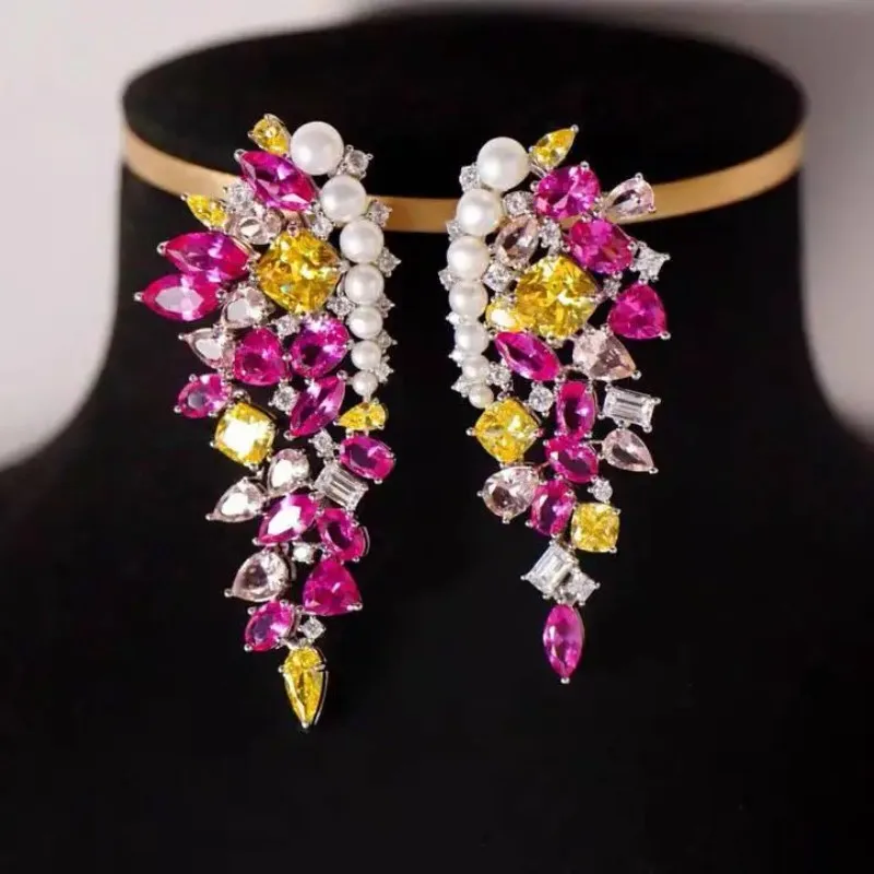 ZOCA Multi-Color Natural Freshwater Pearl & Cubic Zircon Jewelry Set 925 Sterling Silver Necklace & Earrings Wedding Party Bride
ZOCA Multi-Color Natural Freshwater Pearl & Cubic Zircon Jewelry Set 925 Sterling Silver Necklace & Earrings Wedding Party Bride