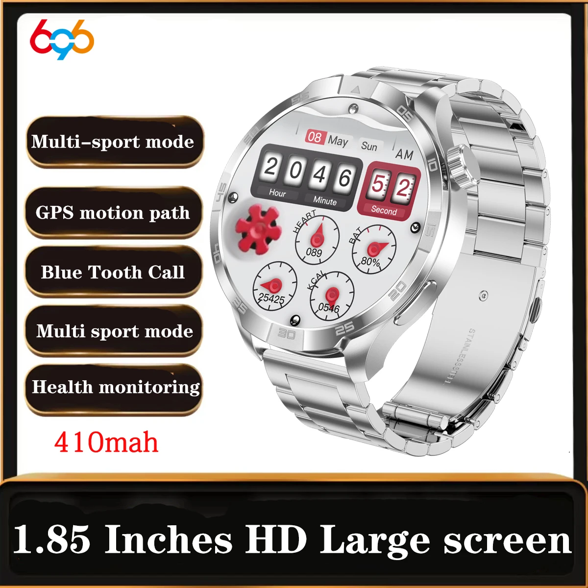 696 Смарт-часы для мужчин, спорт, фитнес, мониторинг здоровья, водонепроницаемые, погода, GPS, дорожка движения, музыка, режим прикроватной лампы, NFC, умные часы
696 Смарт-часы для мужчин, спорт, фитнес, мониторинг здоровья, водонепроницаемые, погода, GPS, дорожка движения, музыка, режим прикроватной лампы, NFC, умные часы