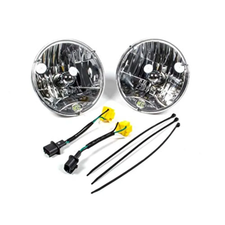 HiLiTES 42302 H4 Headlight Conversion Kit for Jeep JK Chrome 7 Inches Diameter with High Brightness and Durable Finish
HiLiTES 42302 H4 Headlight Conversion Kit for Jeep JK Chrome 7 Inches Diameter with High Brightness and Durable Finish