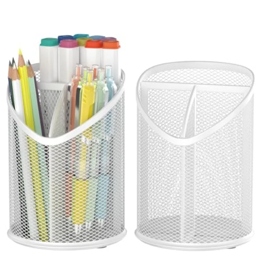 2 Pack Pen Holder Mesh Round Pencil White
2 Pack Pen Holder Mesh Round Pencil White