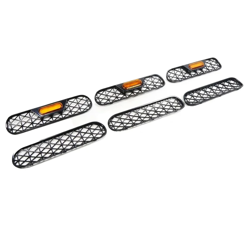 Front Grill Inserts With Amber Light For Ford Bronco 2021-2024 2/4 Door Front Mesh Grille Inserts Grills Frame Trim-A61E
Front Grill Inserts With Amber Light For Ford Bronco 2021-2024 2/4 Door Front Mesh Grille Inserts Grills Frame Trim-A61E