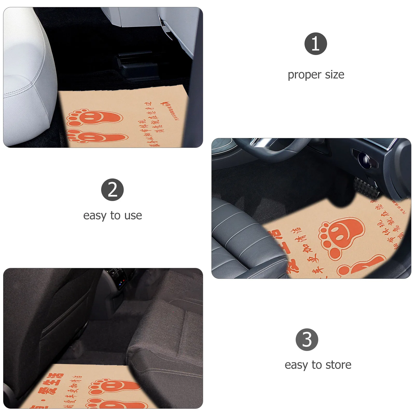 100pcs Disposable Car Floor Mats Paper Kraft Protection Covers Large Size Foot Pads Vehicle Interior Accessories Automotive
100pcs Disposable Car Floor Mats Paper Kraft Protection Covers Large Size Foot Pads Vehicle Interior Accessories Automotive