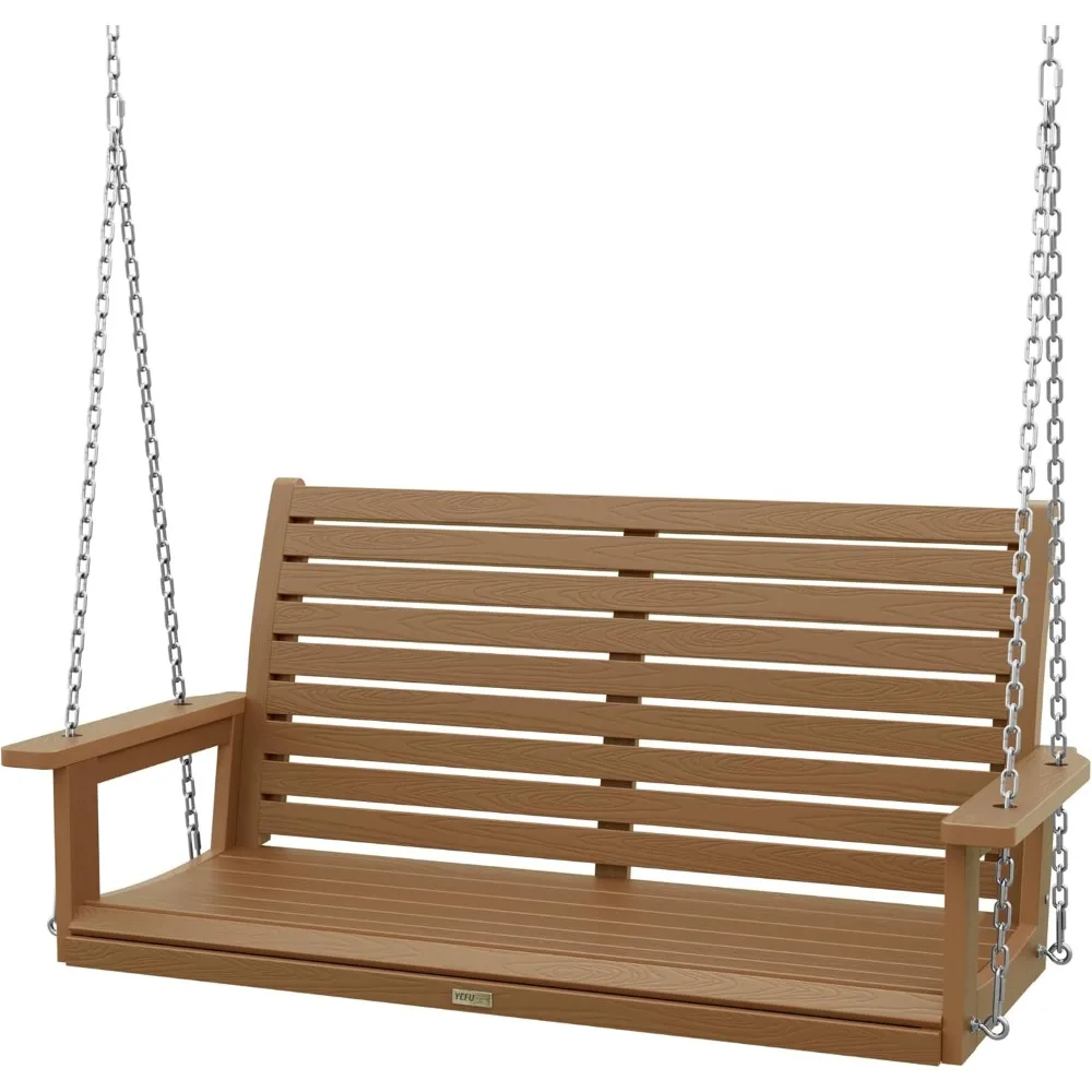 Hanging Porch Swing Outdoor,2-Seat Patio Swing Bench,All-Weather Swing Chair with Hanging Chains,Look Like Real Wood
Hanging Porch Swing Outdoor,2-Seat Patio Swing Bench,All-Weather Swing Chair with Hanging Chains,Look Like Real Wood