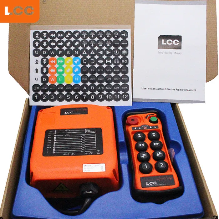 LCC 8 Buttons Double Speed Wireless Remote Control Q808 Industrial Wireless Radio Crane Remote Control
LCC 8 Buttons Double Speed Wireless Remote Control Q808 Industrial Wireless Radio Crane Remote Control