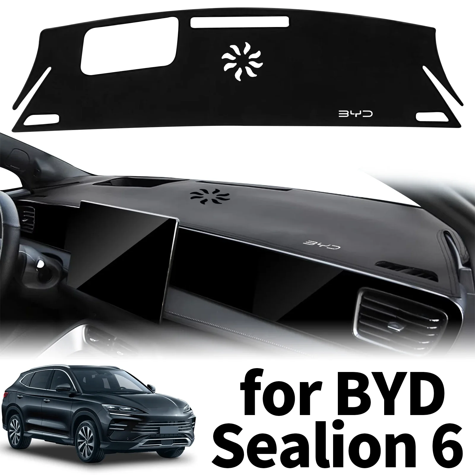 for BYD Sealion 6 Sealion6 EV 2025-2026 Dashboard Cover Pad Sunshade Leather Protective Carpet Car Accessory
for BYD Sealion 6 Sealion6 EV 2025-2026 Dashboard Cover Pad Sunshade Leather Protective Carpet Car Accessory