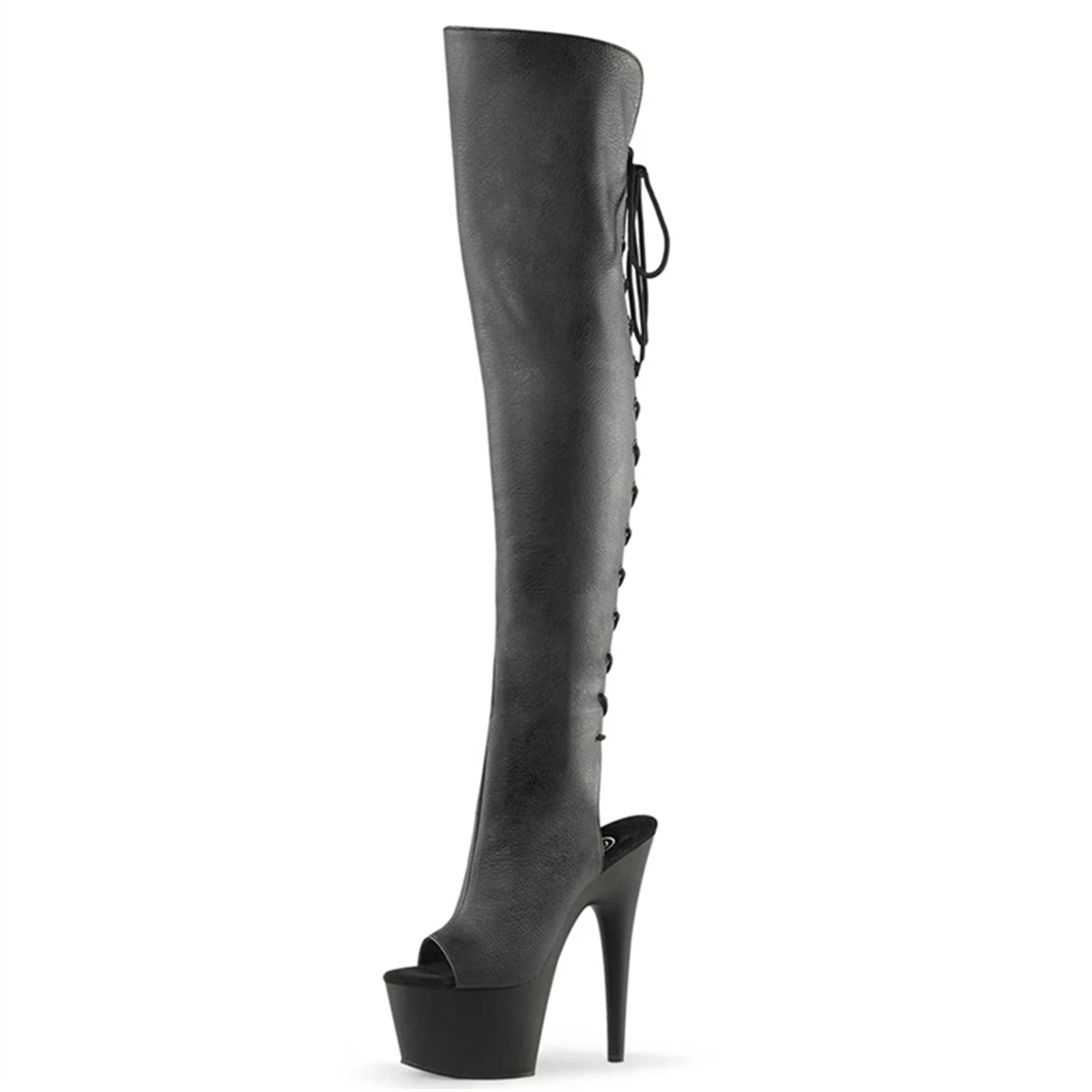 17CM MATTE SEXY KNIGHT BOOTS | REAR LACE-UP THIGH HIGH W/ FISHMOUTH | CHUNKY PLATFORM FOR NIGHT CLUB & STAGE
17CM MATTE SEXY KNIGHT BOOTS | REAR LACE-UP THIGH HIGH W/ FISHMOUTH | CHUNKY PLATFORM FOR NIGHT CLUB & STAGE